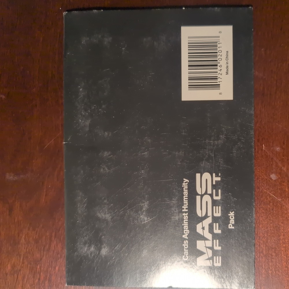 MASS EFFECT Cards Against Humanity NEW