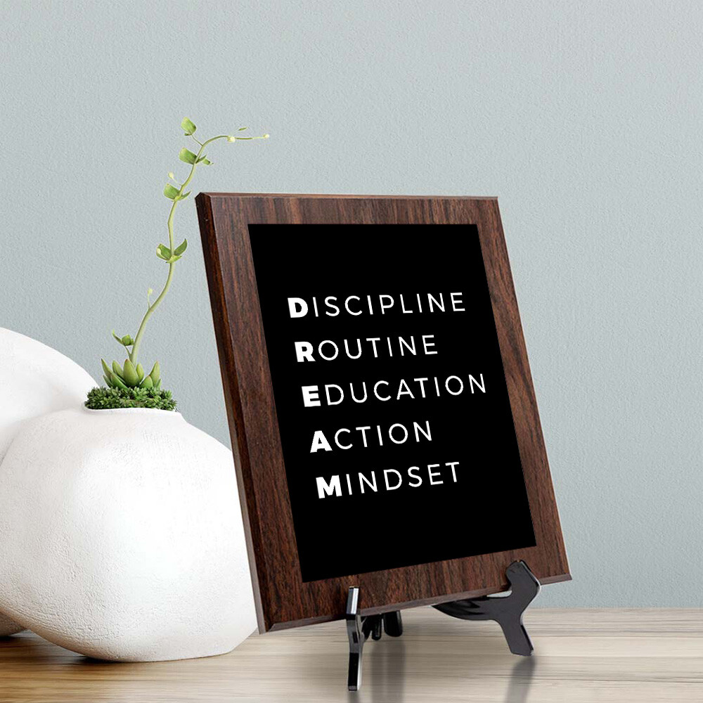 DREAM Decorative Wall Plaque | Motivational Home Decor
