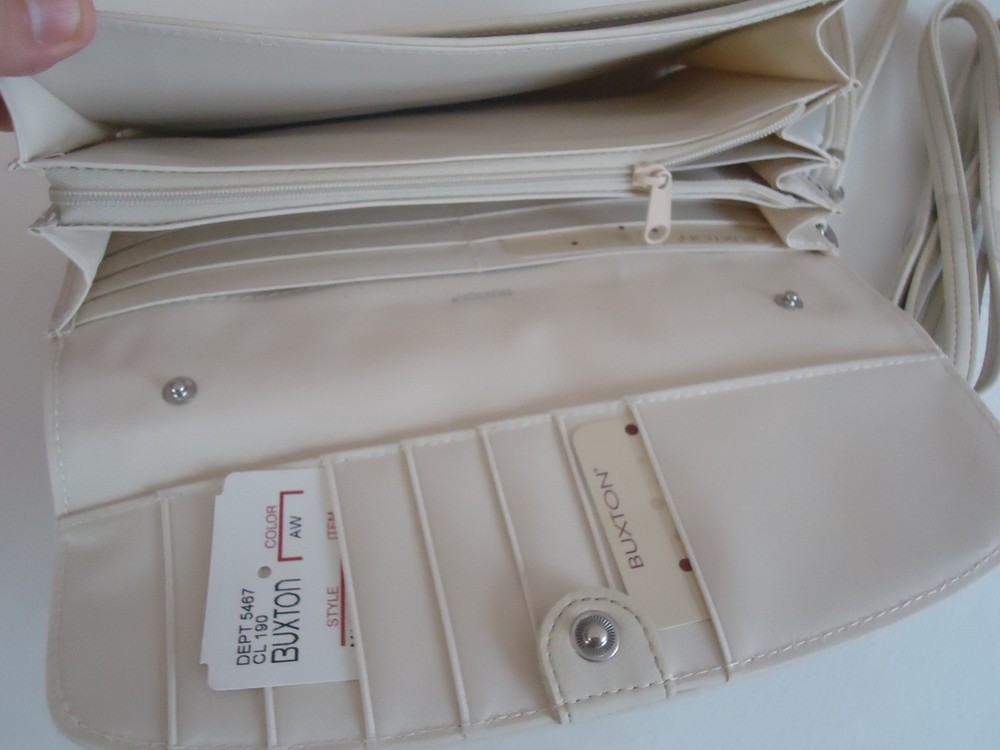 Buxton Atlantis Versatile Shoulder Strap Bag, Bone