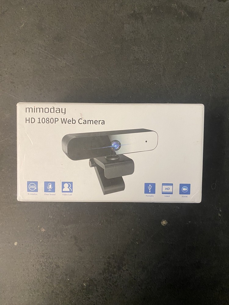 HD 1080P USB Web Camera New In Open Box