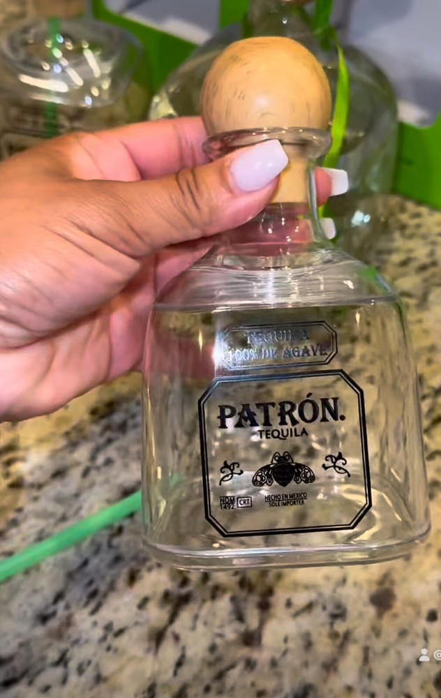 4/$50 Reusable Patron Drinking Cups With Straw