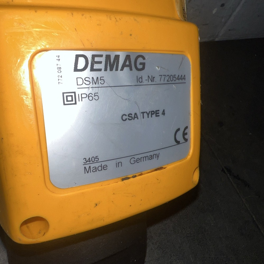 Demag Crane DSM5 Manulift Chain Hoist Load Control Handle 2-Speed CSA TYPE 4