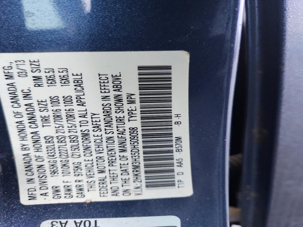 CR-V 2013 Glove Box 4973365