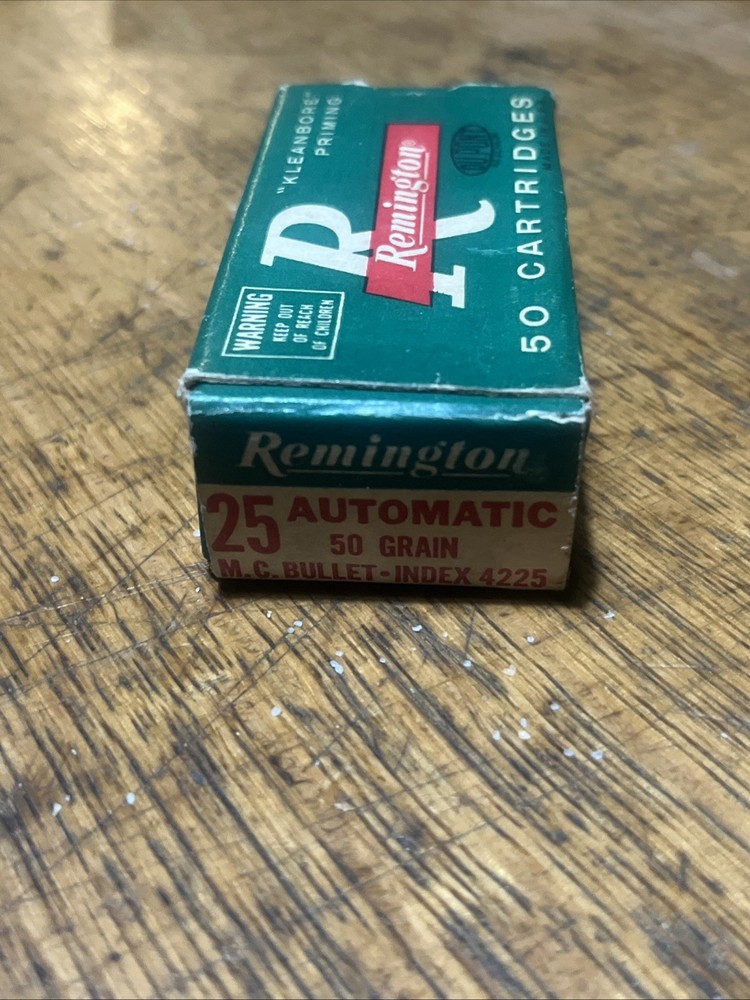 REMINGTON 25 AUTOMATIC EMPTY AMMO BOX