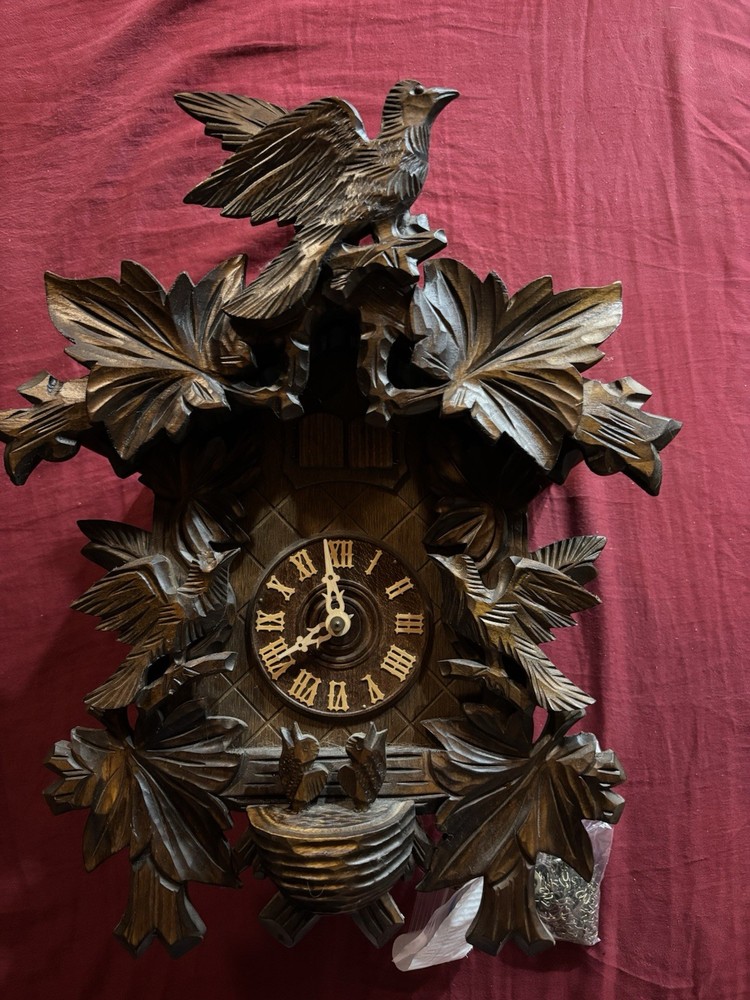 Swiss Cuckoo Clock Vintage Classic, Working Perfectly