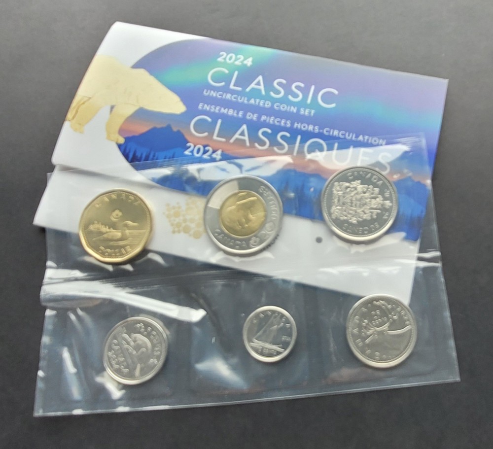 ***CANADA 2024 CLASSIC UNCIRCULATED COIN SET ***