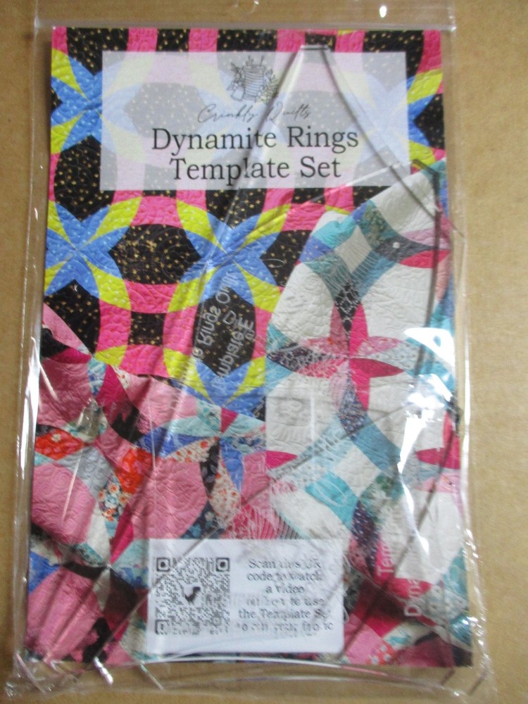 Crinkly Quilts Dynamite Rings Quilt Template Set