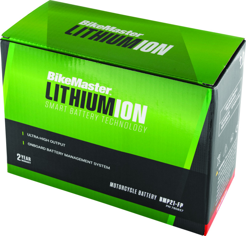 BikeMaster Lithium Ion 2.0 Powersports Battery BMP21-FP