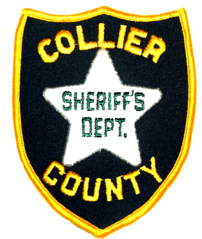 COLLIER COUNTY – SHERIFFS DEPT - FLORIDA FL Sheriff Police Patch SILVER STAR