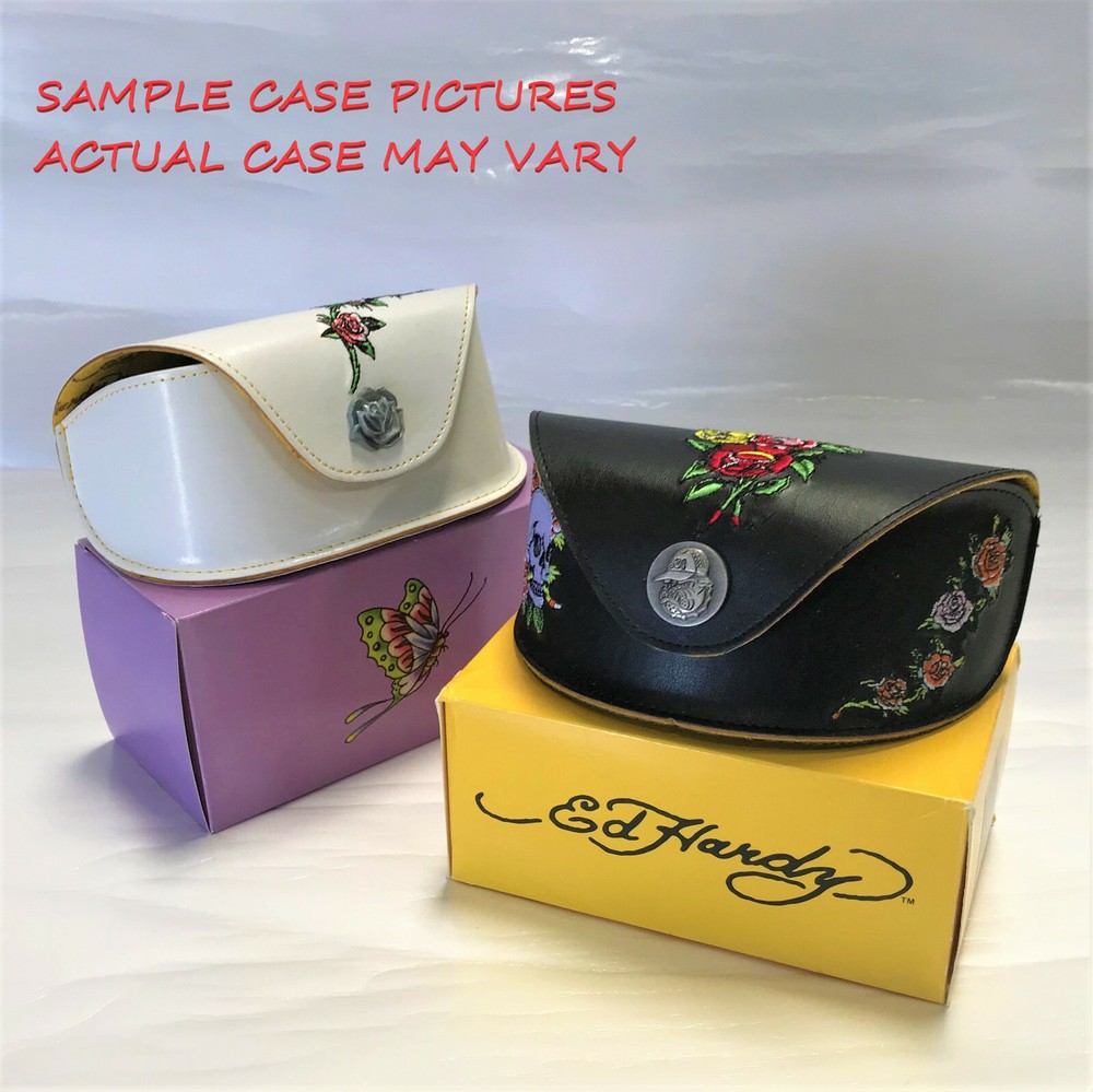 Ed Hardy Sunglasses 024 Tortoise with Case and Box