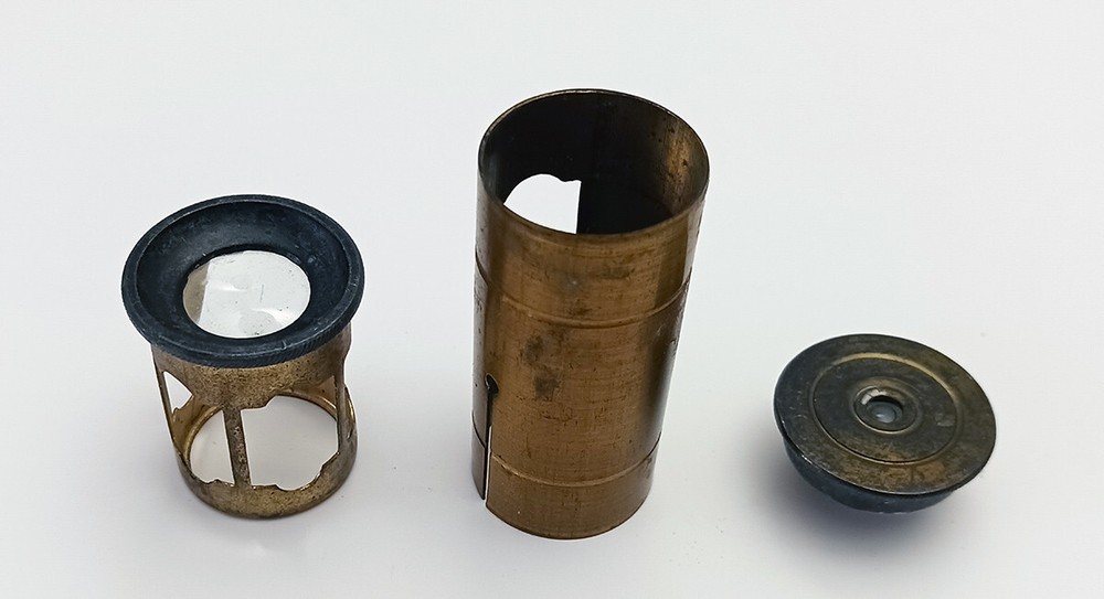 Antique Brass Seed Mini Microscope