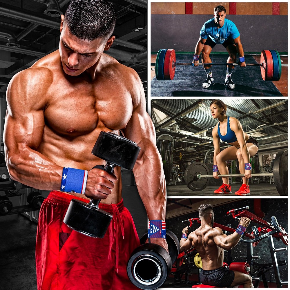 Weightlifting Wrist Wraps 21" – Professional Wrist Support with Thumb Loop fo...