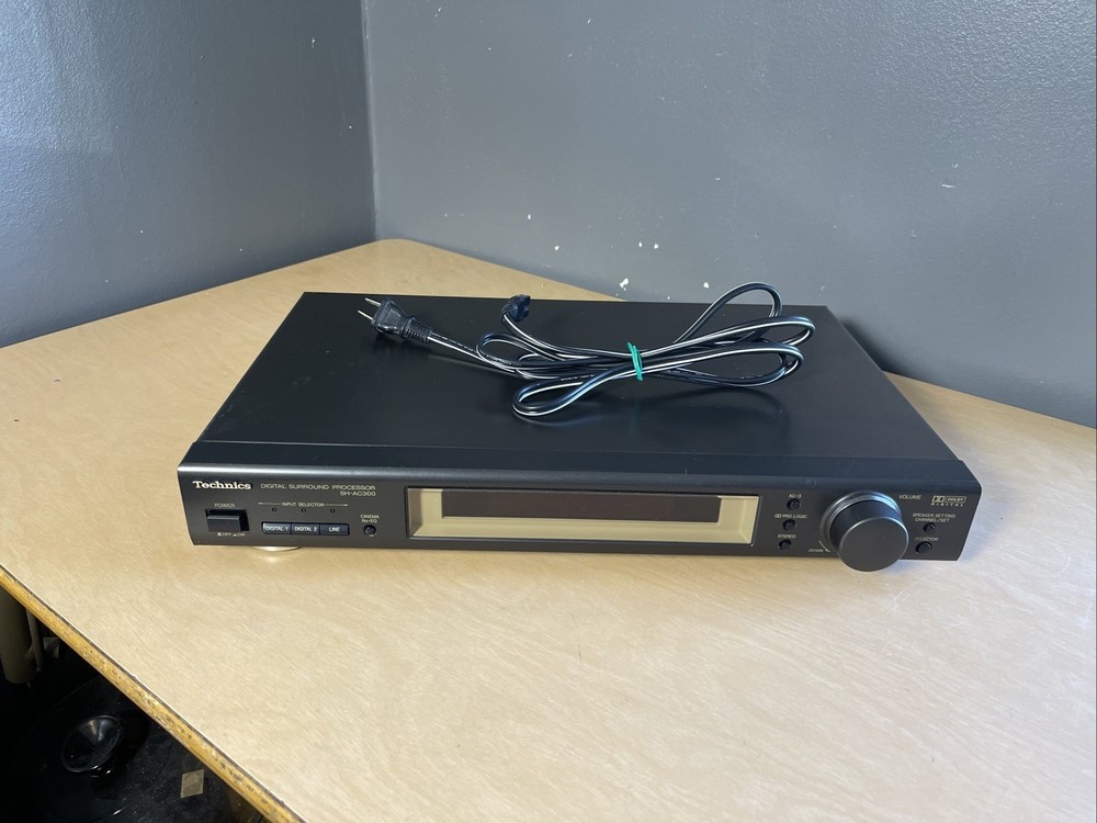 NICE! Technics SH-AC300 Digital Surround Processor Tested Working