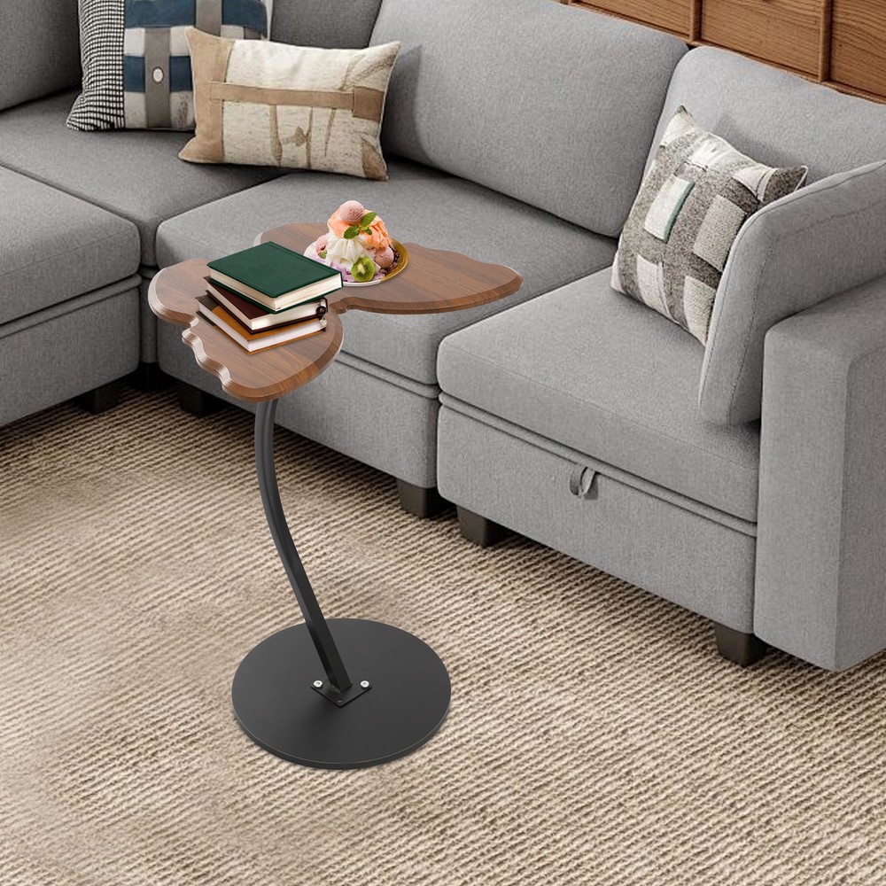 Butterfly-shapeSide Table, Butterfly-shaped Side Table, Small C-shaped End Table