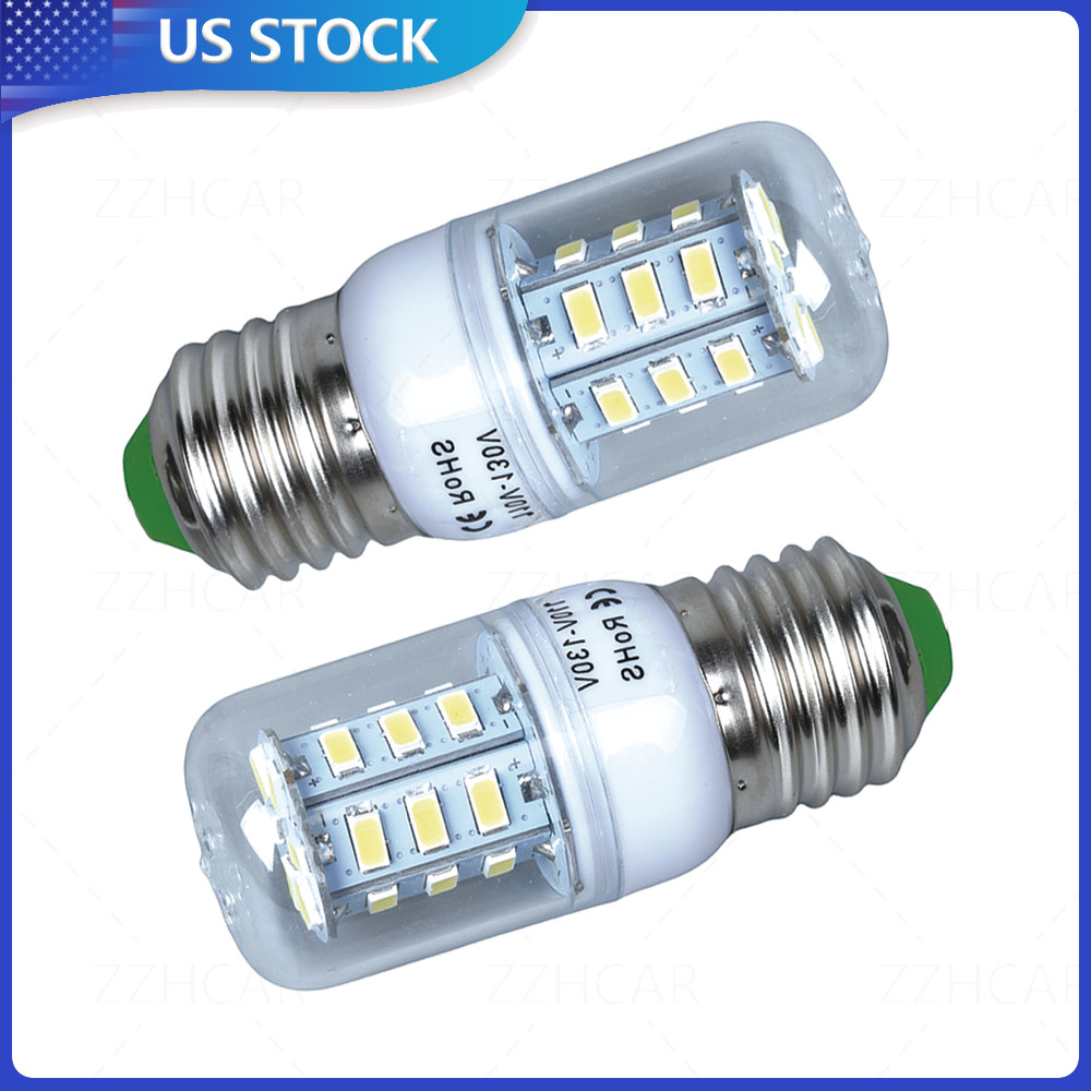 2PCS 5304511738 LED Refrigerator Light Corn Bulb E27 3.5W For Frigidaire Kenmore