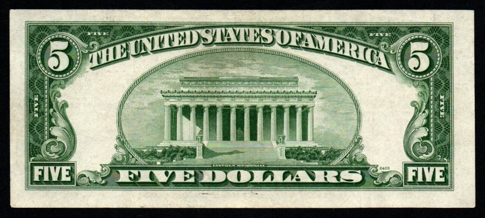 1953A $5 CRISP AU+ * STAR * UNITED STATES NOTE!