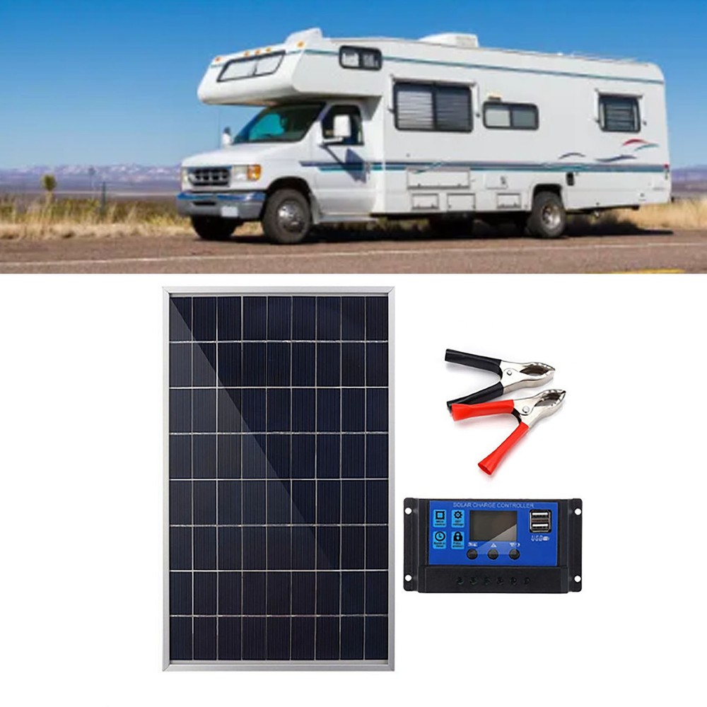 Solar Panel High-Efficiency Multifunctional 12V Solar Battery Charger IP65