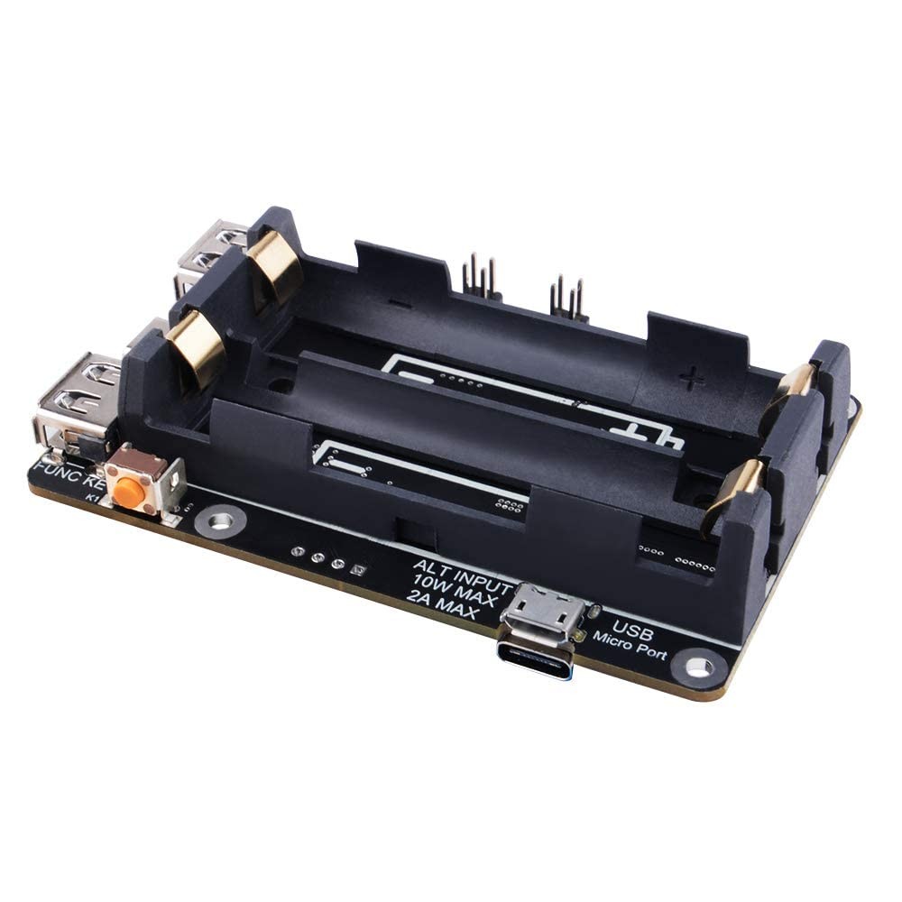 UPS V5 Power Supply Uninterruptible UPS HAT for Raspberry Pi, Support 18650 B...