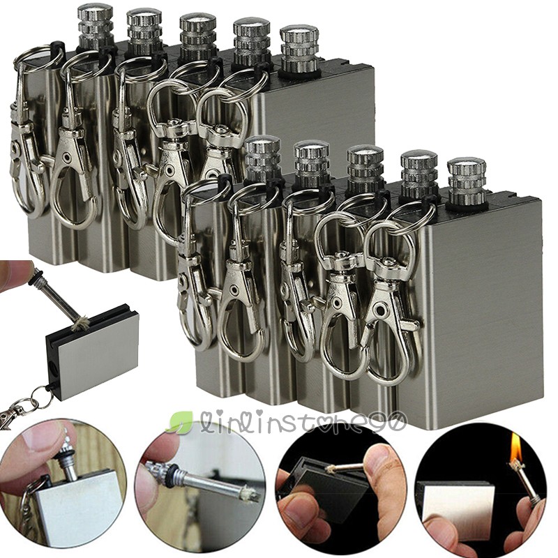 10PC Waterproof Permanent Match Lighter Match Eternal Survival Camp Fire Starter