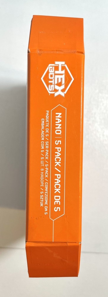 2023 Hex Bots Hex Bug NANO 5 Pack 4 MiniBots & Bonus Flash Bot ROBOT MOVING BUGS