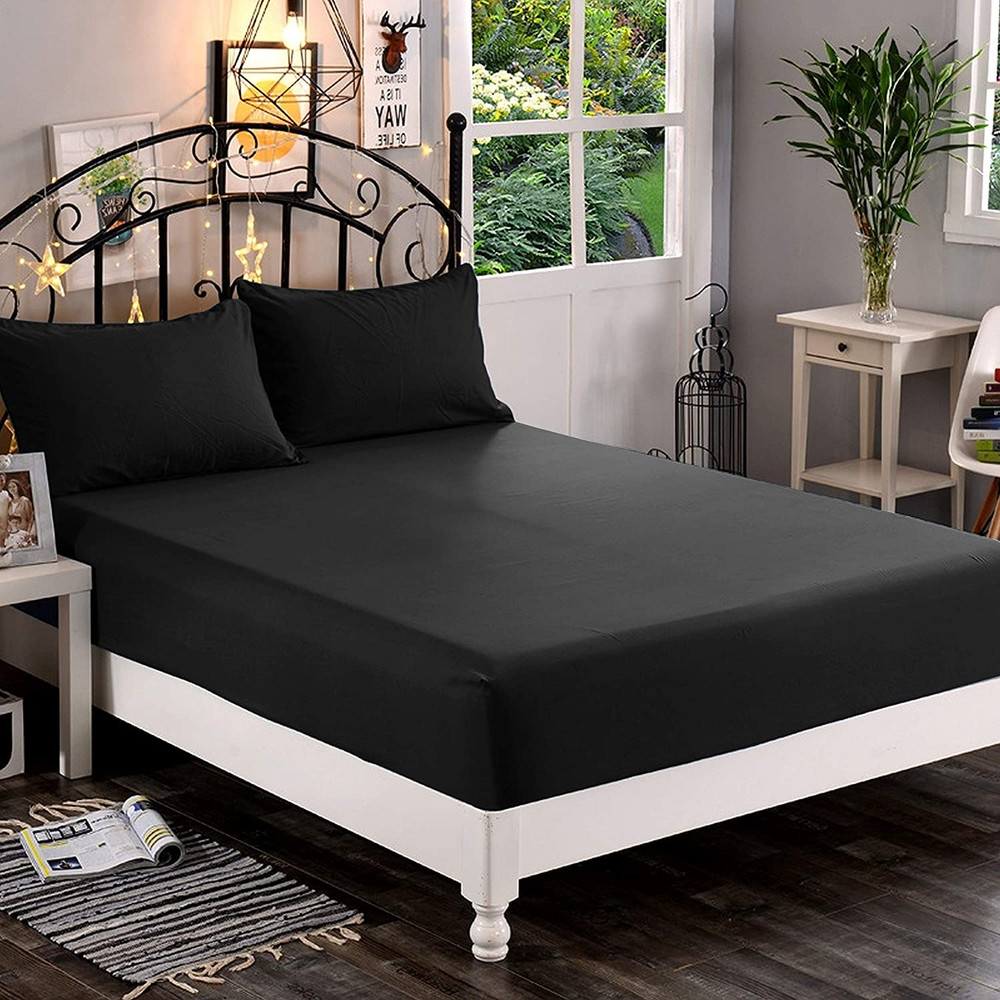 1500 Premium Hotel Quality 1-Piece Fitted Sheet, Softest Quality Microfiber - De