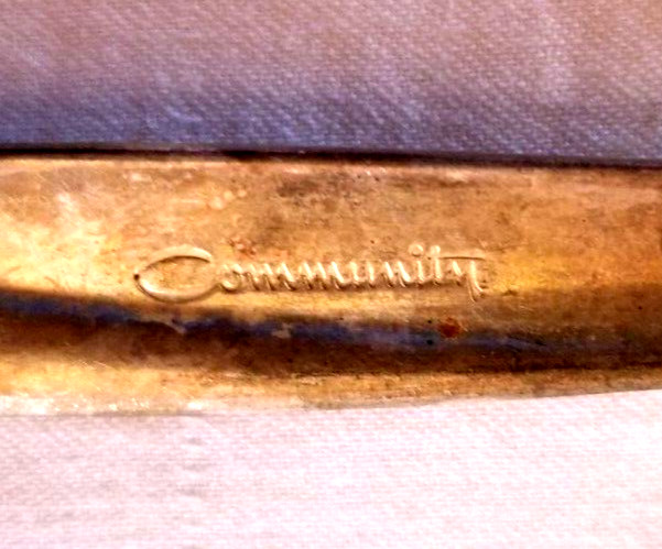 Oneida Flight Pattern Silver Plate Serving Relish Spoons Cheese Knife VTG 1963