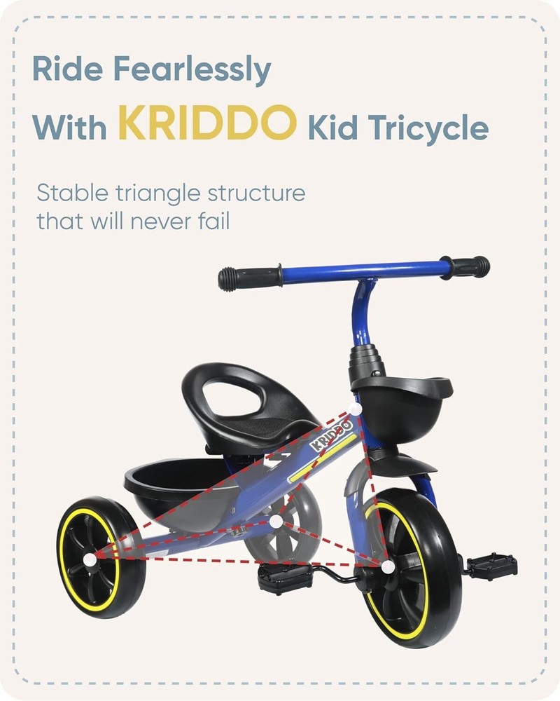 Interactive Safe Trike for Kids Aged 24 to 4 - Development Focused