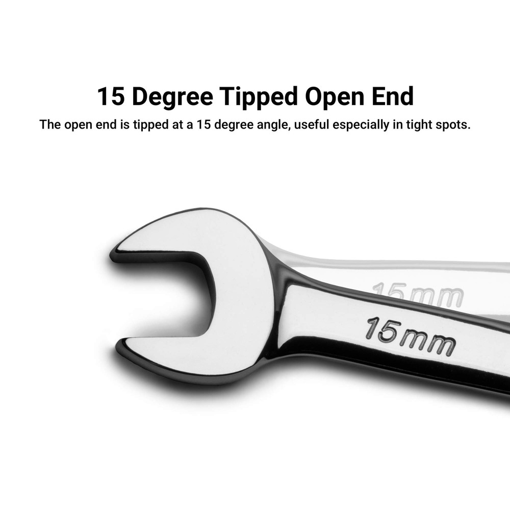 8mm 12-Point Combination Wrench Metric Chrome Plated Durable Tool