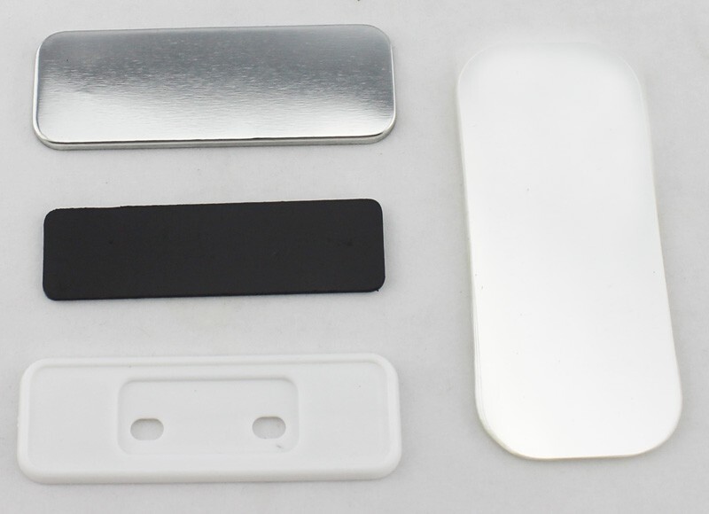 Rectangle 70x25mm Rubber Magnetic Badge Button Maker Craft Tools Crafting