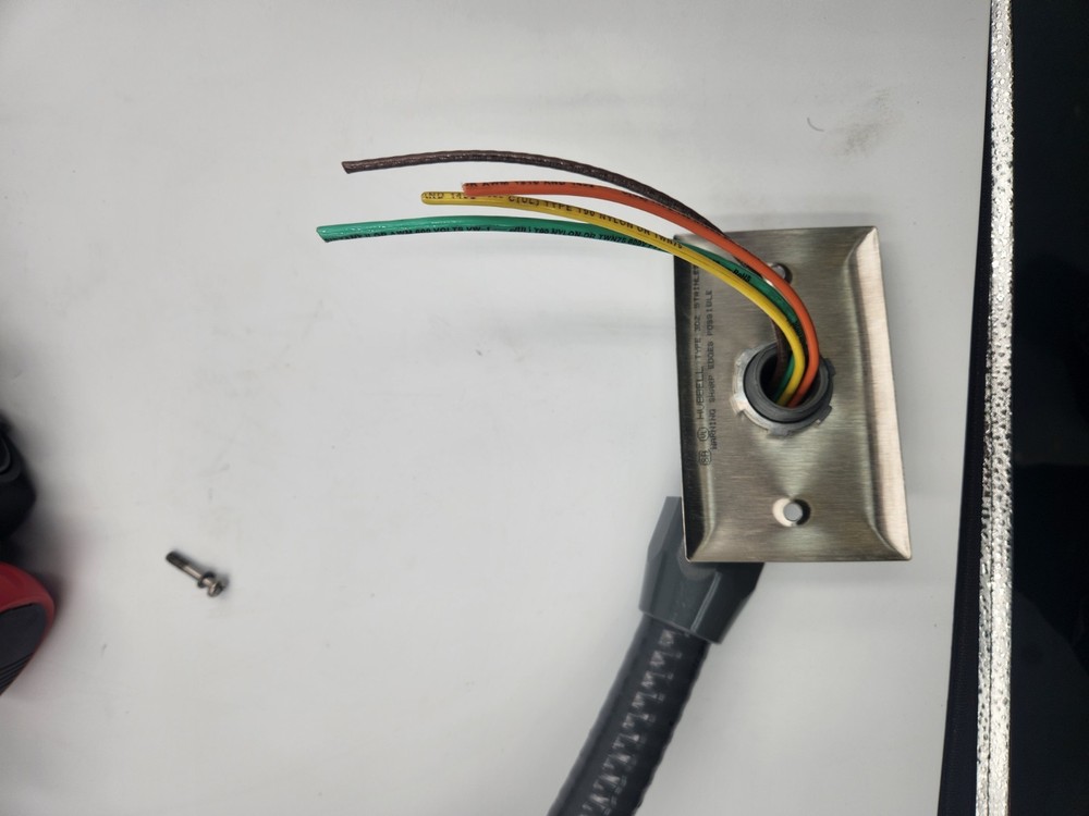 Stahl Electrical Receptical Switch Socket Unknown Model #