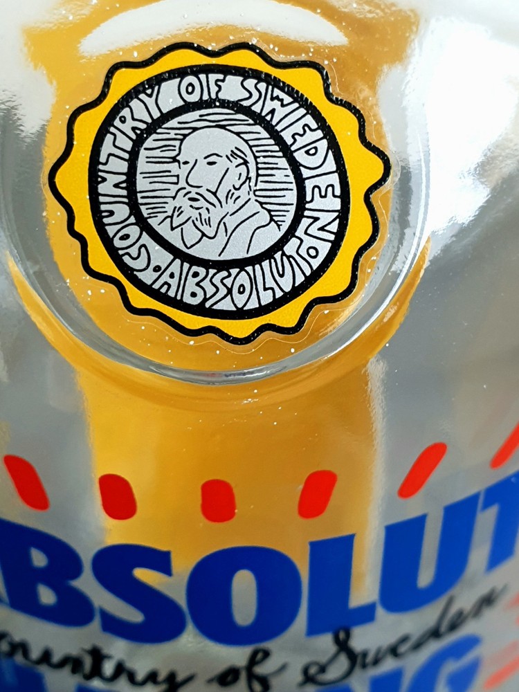 Keith Haring Original Vodka Bottle Collectible