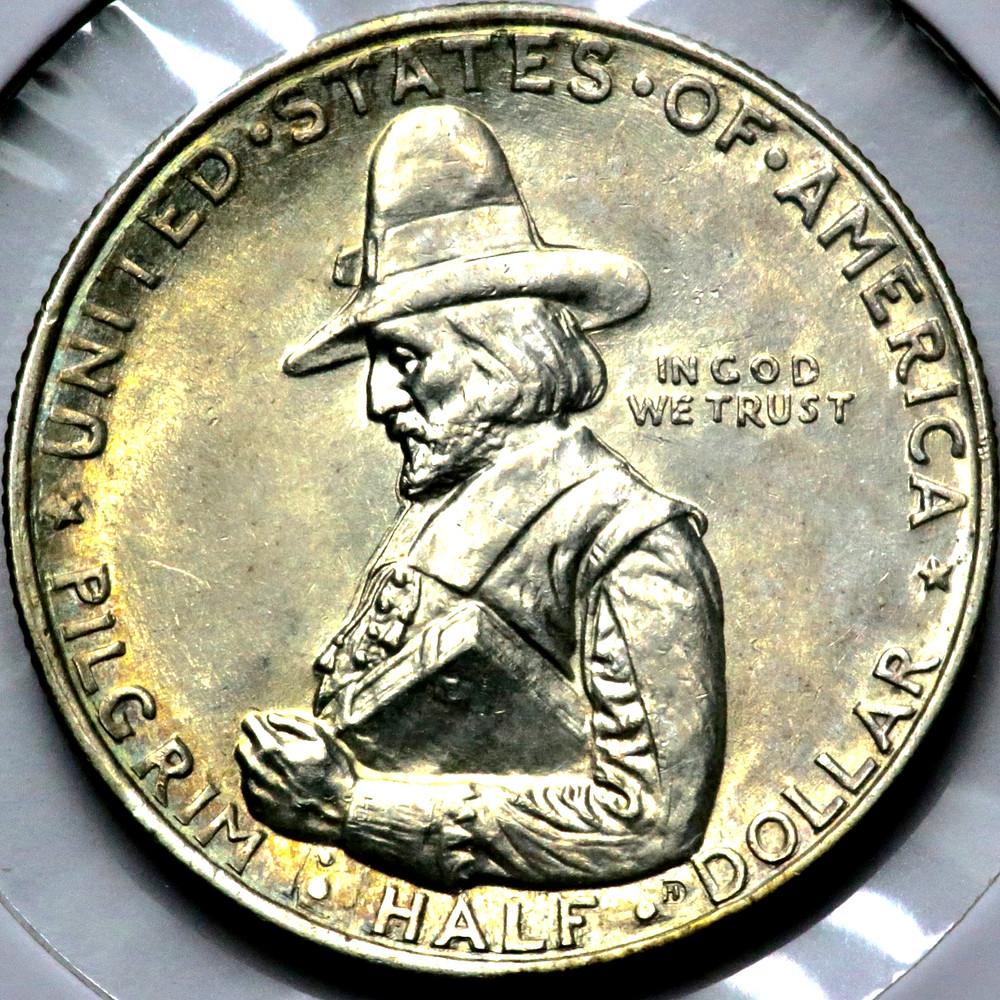 1920 Pilgrim Tercentenary Commemorative Half 1/2 Dollar  R1846