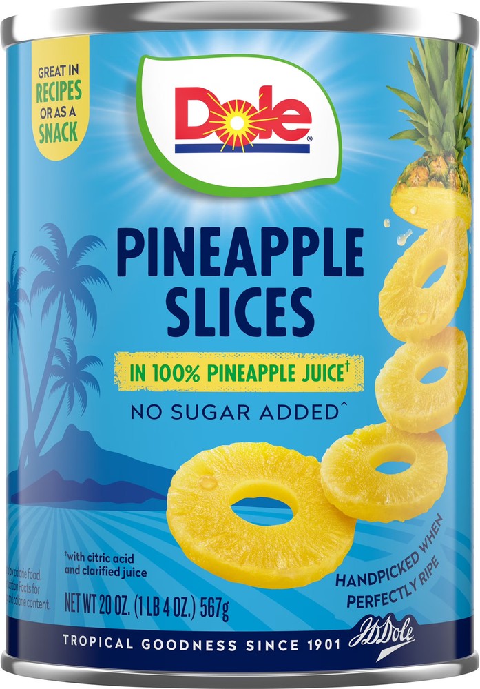 Pineapple Slices in Pineapple Juice