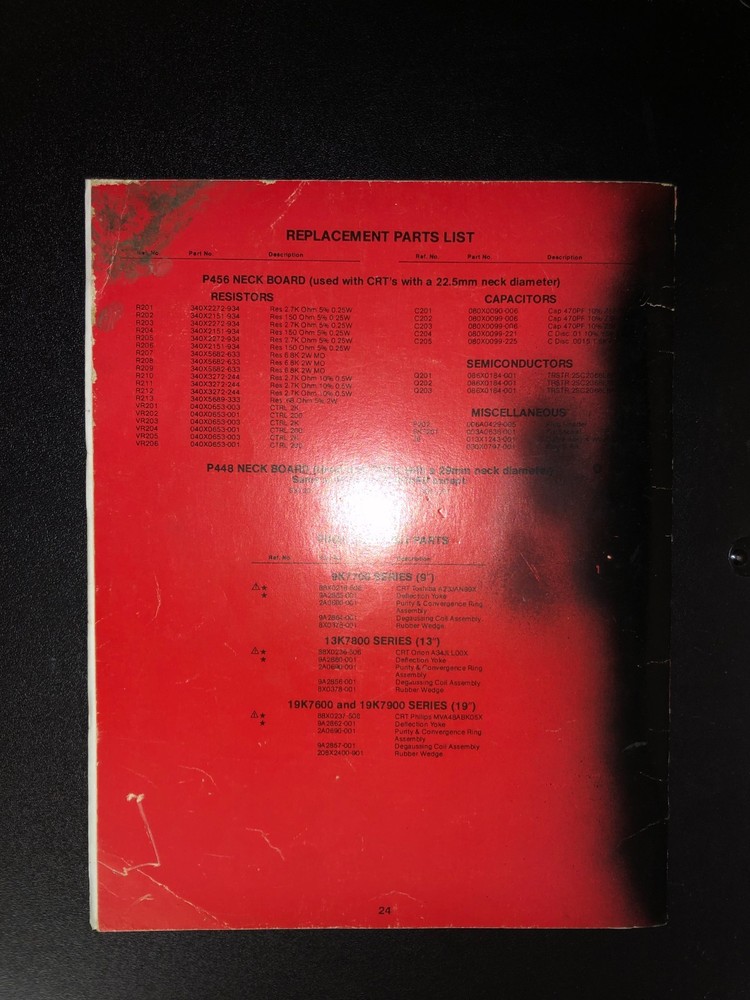 WELLS-GARDNER K-7000 SERVICE ARCADE MANUAL ##