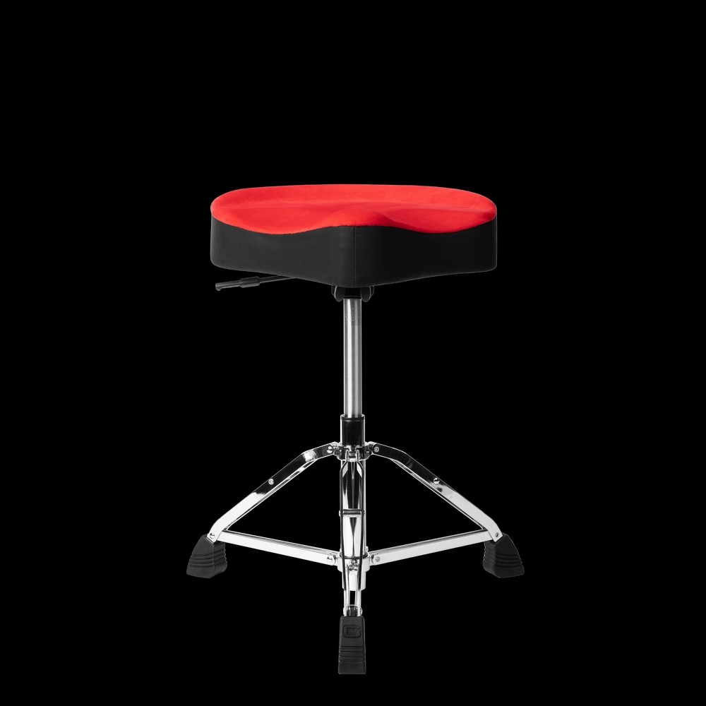 Gator Air Glide Drum Throne with Saddle Seat, Red