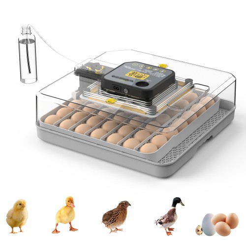 48 Egg Incubator for Hatching Chicken  Automatic Egg Turning Humidity Control