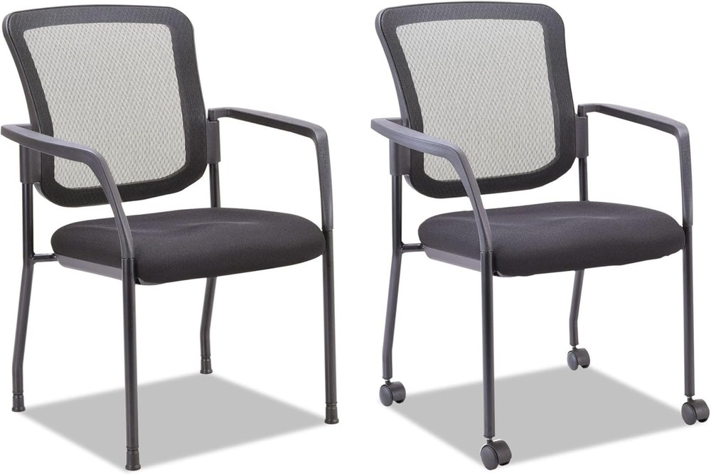 ALE Mesh Guest Stacking Chair Black