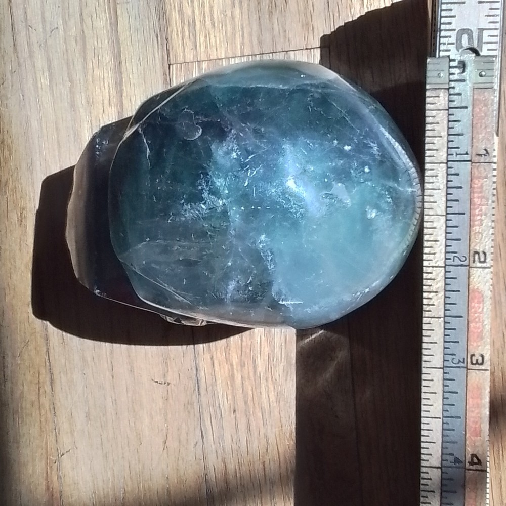 CRYSTAL SKULL Labradorite 4"