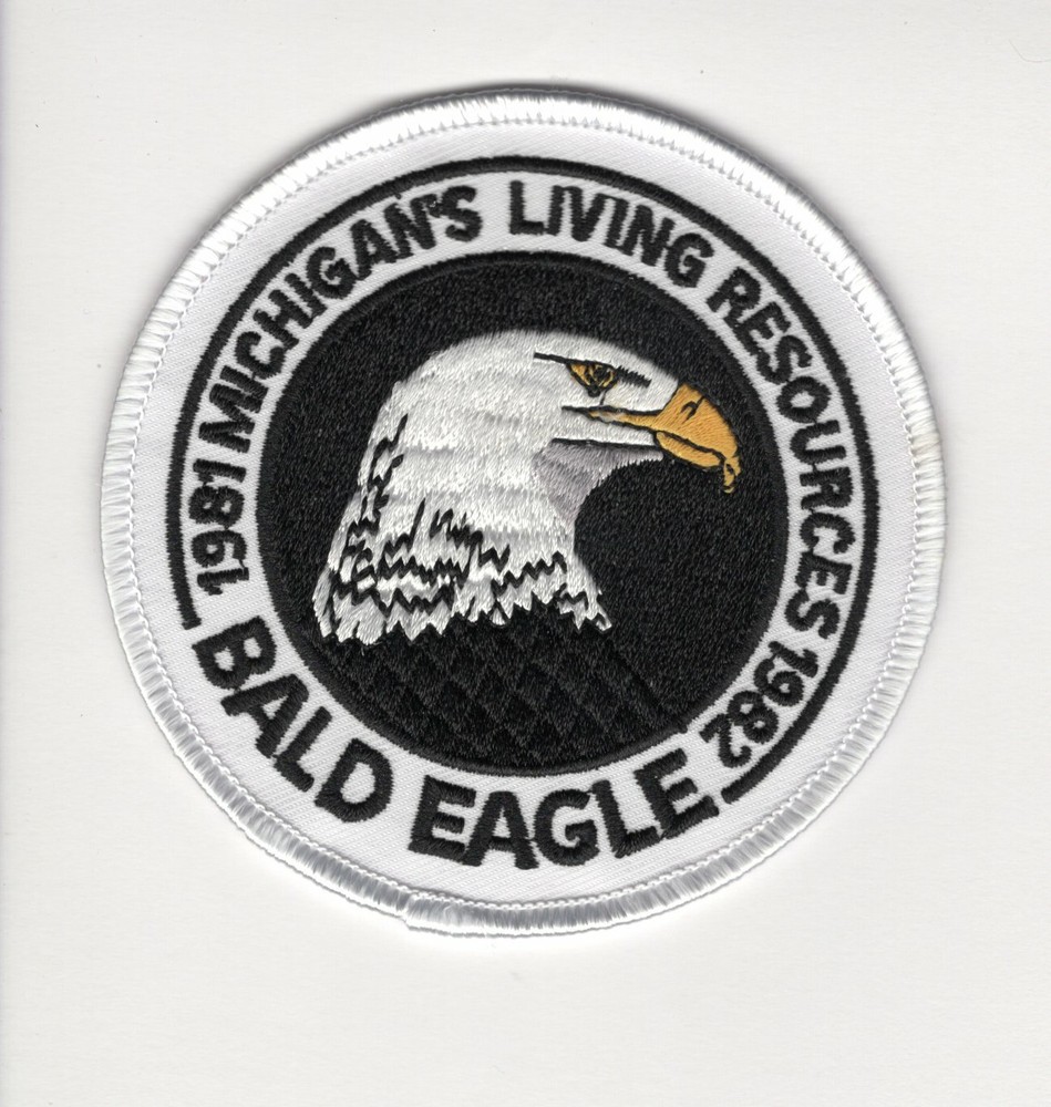 1981 Michigan DNR Living Resource Eagle Patch