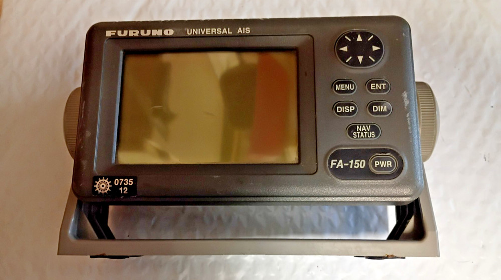 Furuno FA-150 AIS Display #FA-1502 Used untested as is.