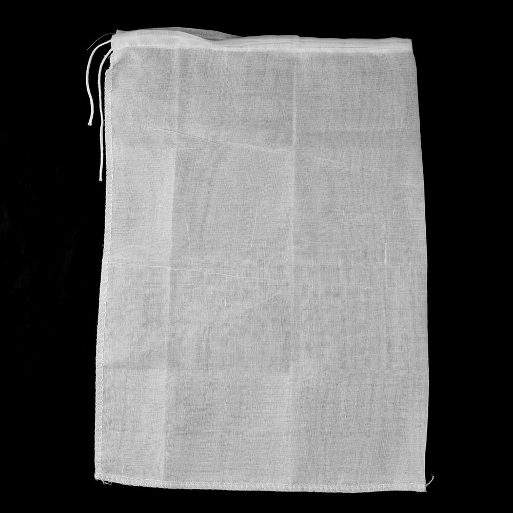 Household Mesh Tea Drawstring Filter Strainer Cloth Bag 4 Pcs