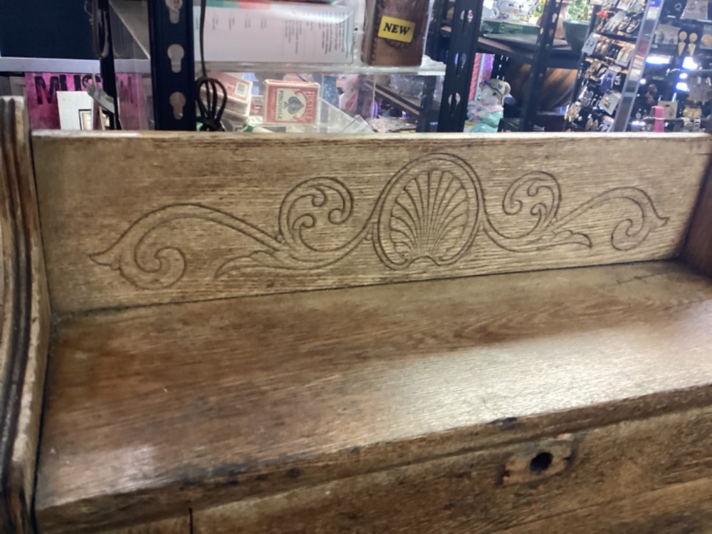 antique carry around desk