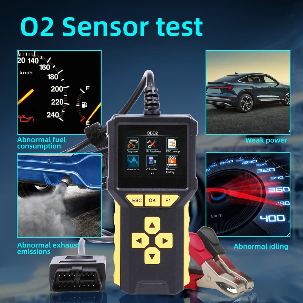 Automotive OBD OBD2 Code Reader Scanner Car Check Engine Fault Diagnostic Tool