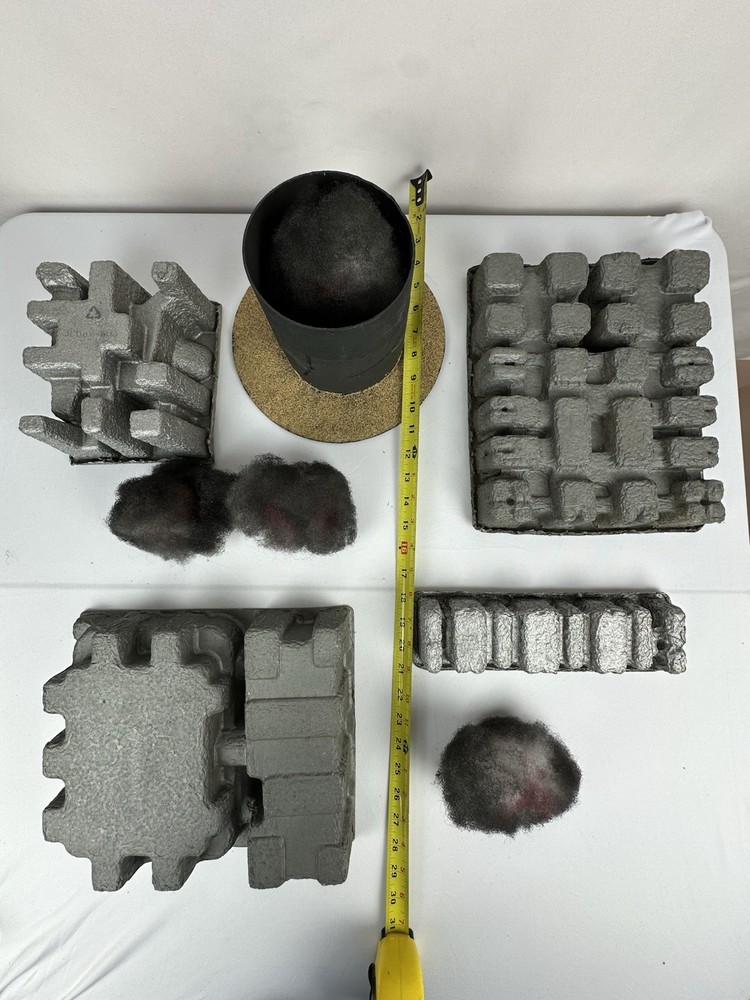 RPG Tabletop Warhammer 40k DnD Lot Customized Terrain Smokestack Explosions
