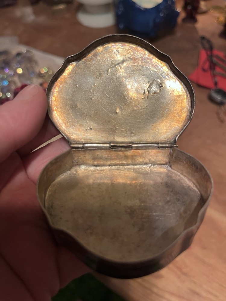 1792 Antique Sterling Silver Snuff Box