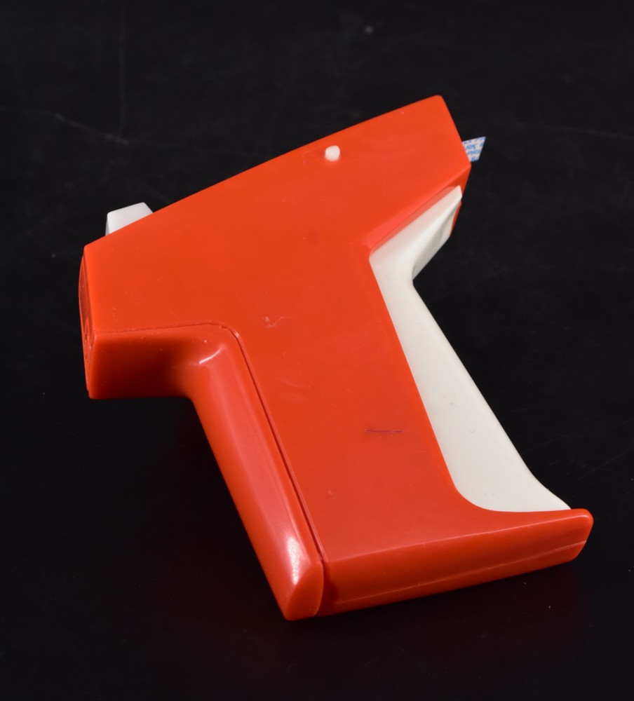 VTG Red Dymo Label Maker Embosser Manual Handheld