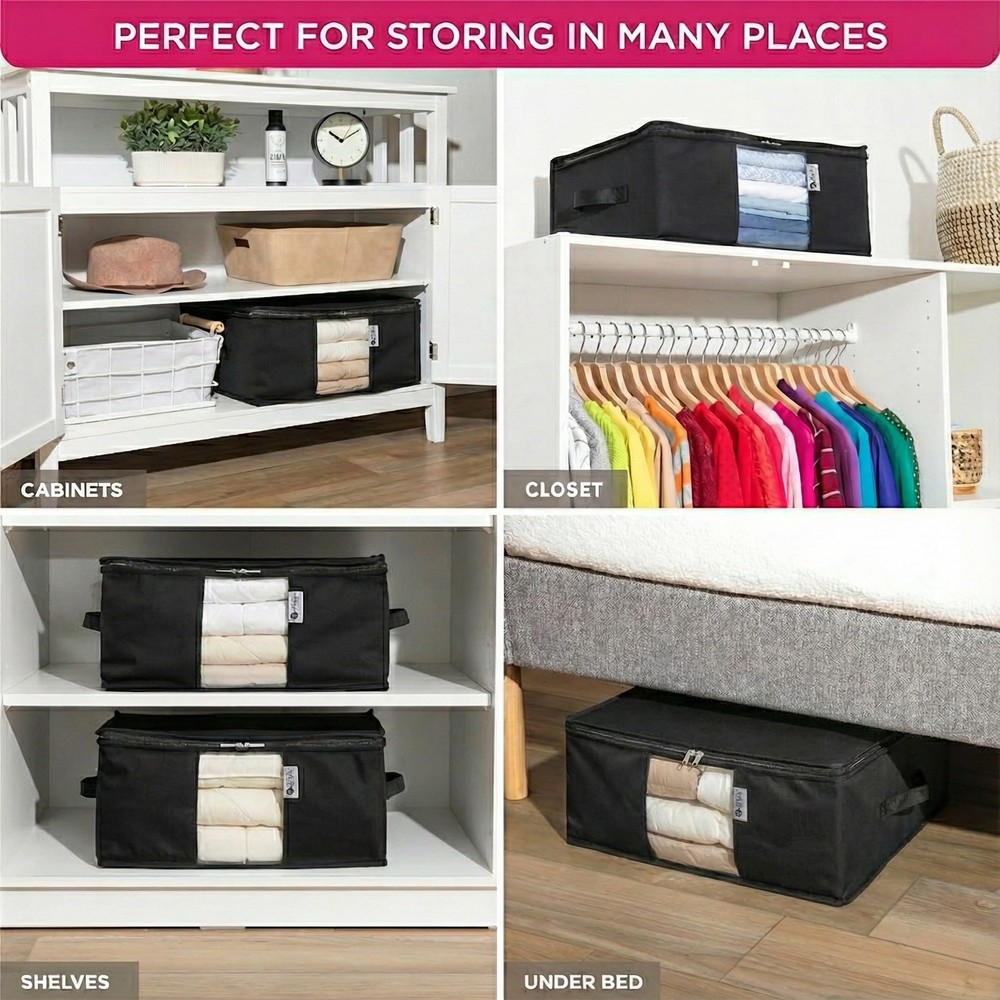 Cedar Storage Bag Organizer for Bedding Set - Protects from , Moisture, Dirt ...