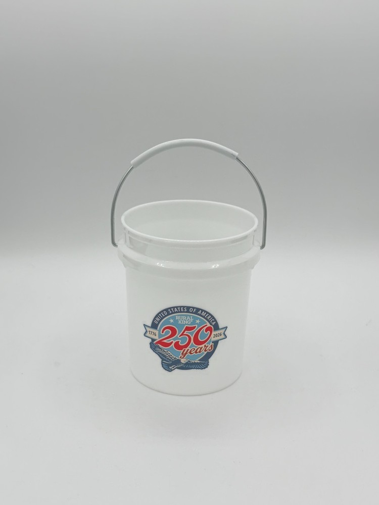 Rural King White Mini Bucket