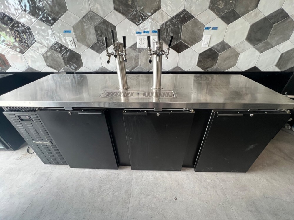 continental kc90n double tap kegerator