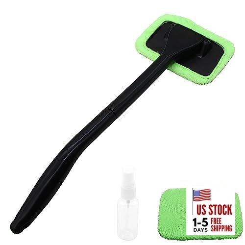 Car Window Cleaner Kit Windshield Cleaning Tool with Extendable Long Handle